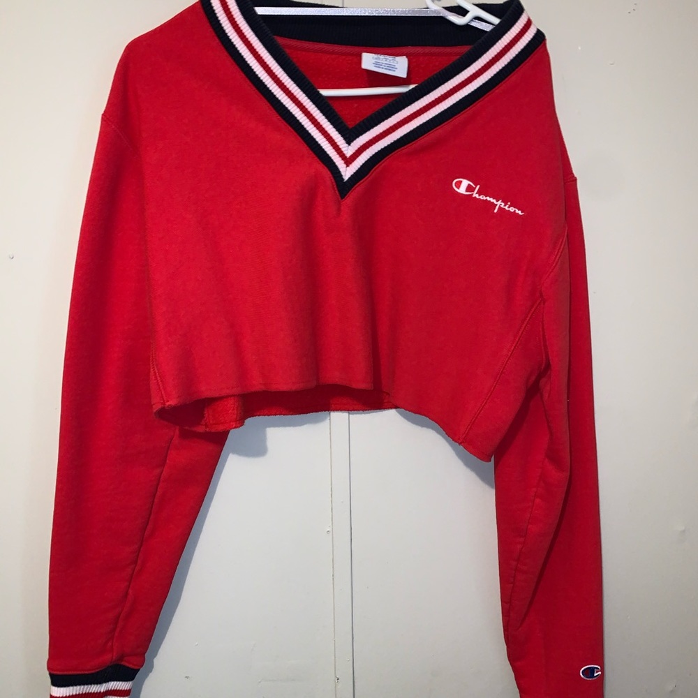 Cropped Varsity Sweatshirt